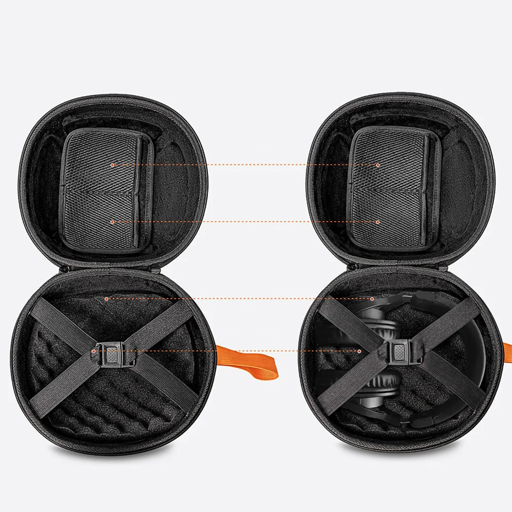 Hard EVA Storage Bag for Audio-Technica M20X Headphone Box ATH-M70X M50X M20X Headset Travel Carrying Case