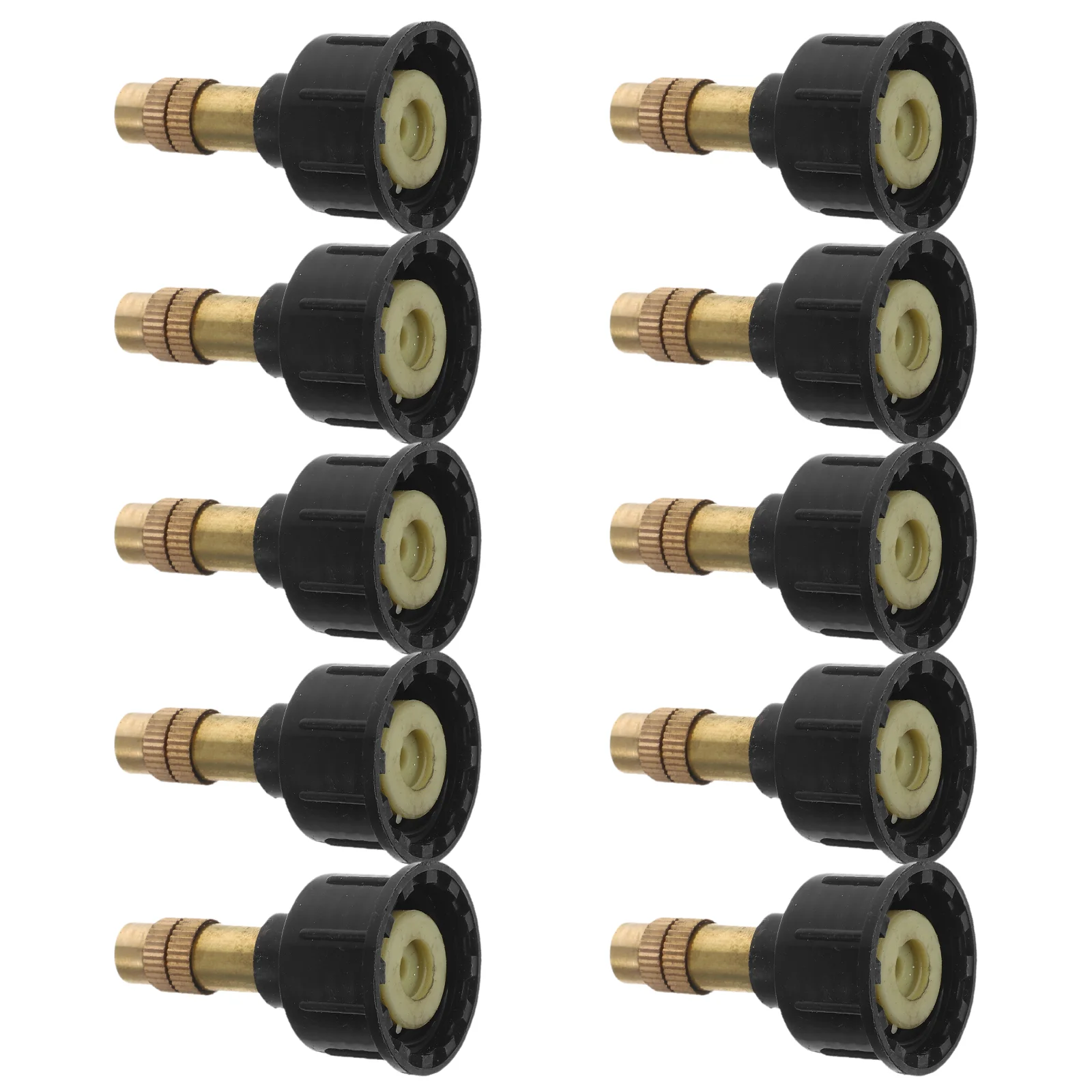 

10Pcs Garden Sprayer Nozzle Brass Spray Nozzle Replacement Thread Mount Head for Handheld Pressure Water Mister Bottle High