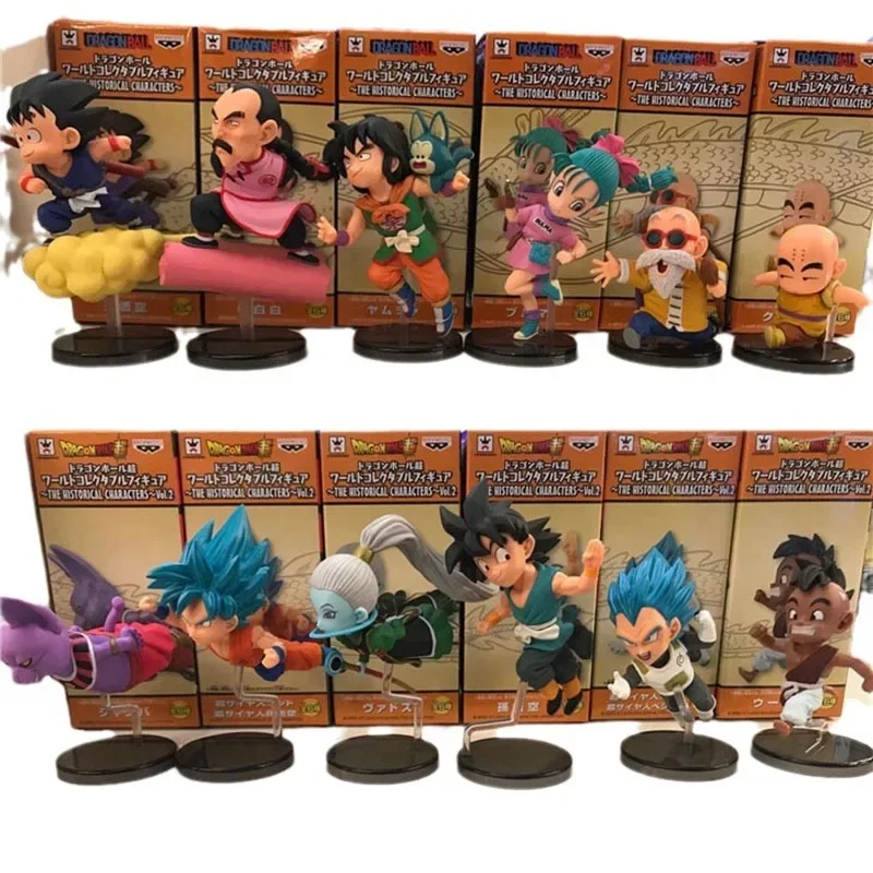 Dragon Ball WCF 30 aniversario, artículos de vuelo para correr, 6 Champa Baduosi Wukong Kelin Box Egg Hand Office