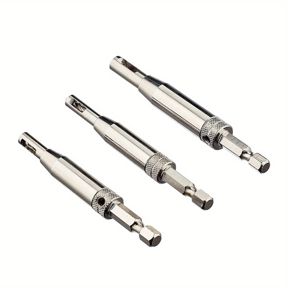 3-teiliges selbstzentrierendes Scharnierbohrer-Set aus Premium-Stahl für präzise, mühelose Holzbearbeitung, schnelle Installation, perfekte Ausrichtung – Detail 3