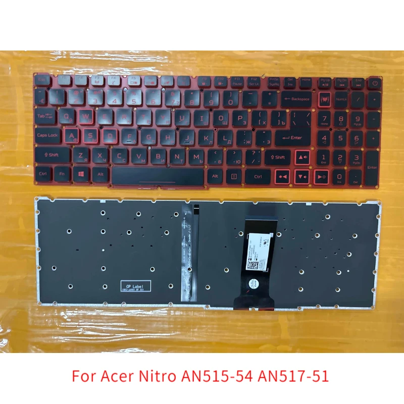

Новая клавиатура для ноутбука Ru Acer Nitro AN515-54 AN517-51 с подсветкой