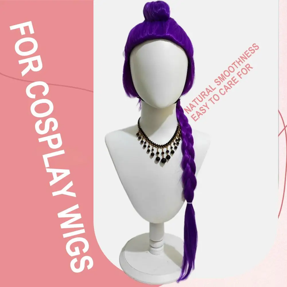 

Anime Kpop Cosplay Wig High Quality Fiber Long Straight Braided Short Hair for Party Roleplay Wear