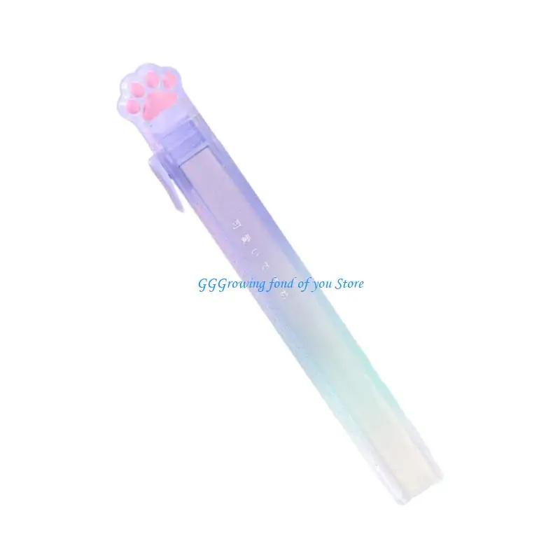 

H9EB Lovely Pencil Erasers Cats Claw Erasers Gradient Erasers Push-Pull Eraser