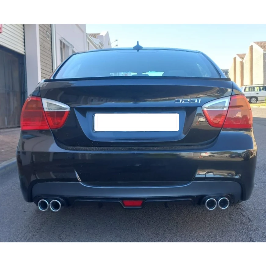 

For BMW 3 Series E90/ 2006-2013 Year Rear Diffuser Bumper Lips Splitter Spoiler Exhaust Tailpipe Body Kit Accessories