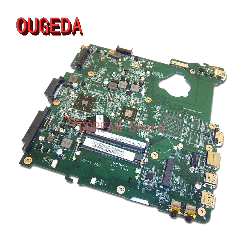 

OUGEDA DA0ZQEMB6C0 MBRDT06001 MB.RDT06.001 For acer Aspire 4253 laptop motherboard DDR3 with processor onboard full test