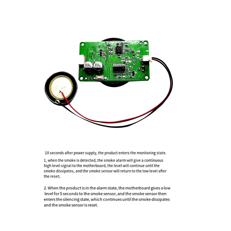 Modulo A83Z Modulo rilevatore di fumo Allarme cicalino di tensione