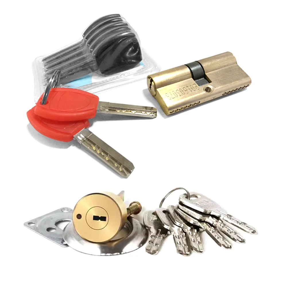 KaBa Lock Civil Lock, juego de herramientas totalmente de acero para principiantes, suministros de cerrajero, herramientas de reparación, 18 Uds.