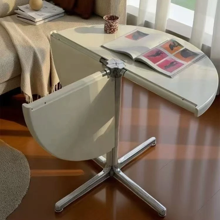ss-Creative Retro Foldable Multifunctional Round Tables Designer Round Dining Table Home Small Apartment Light Coffee Tables