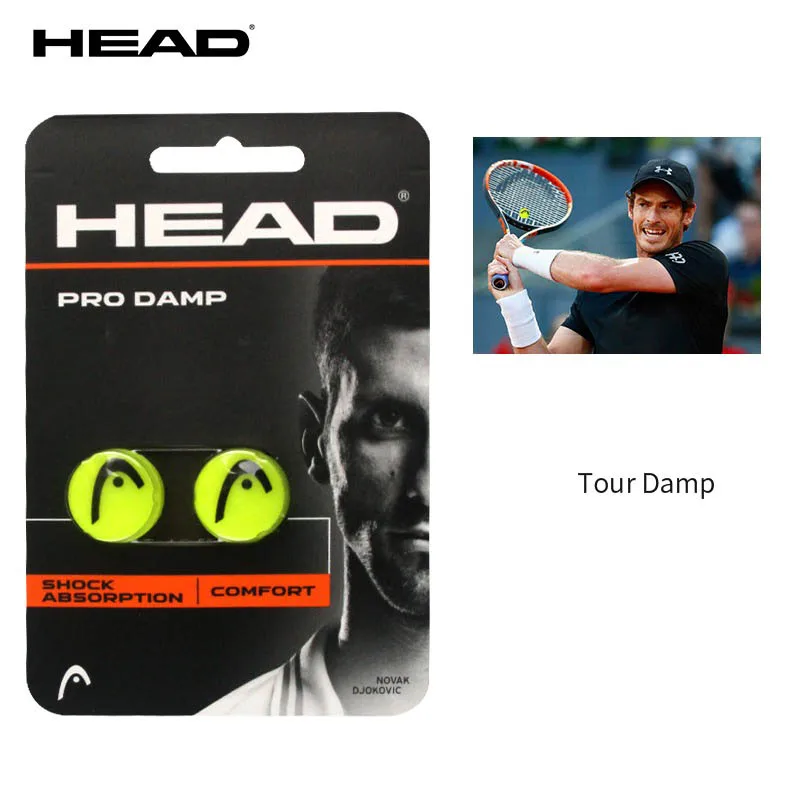 HEAD Tennis Racket Pro Damp Vibration Dampeners Silicone Anti-vibration Tennis Racquet Shock Absorber Shock Absorption Comfort