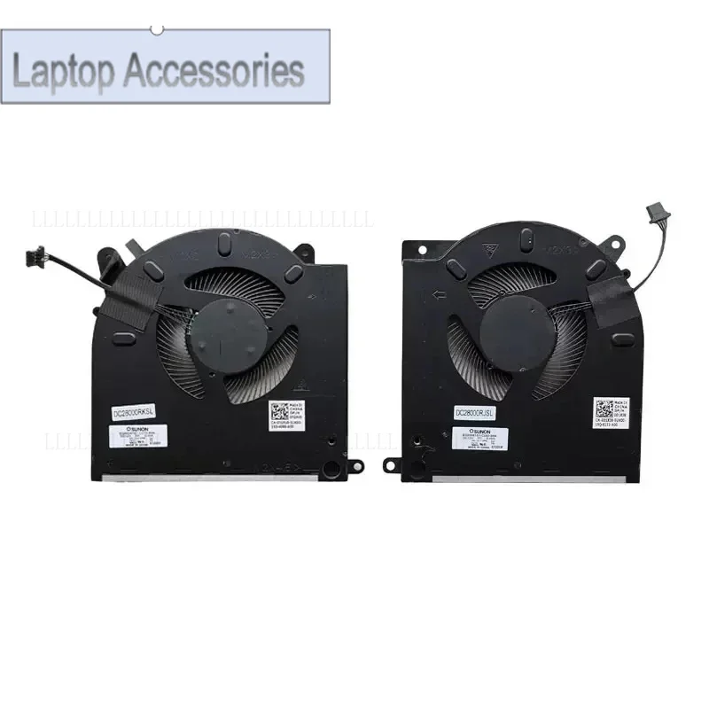 F nuevo ventilador de refrigeración genuino para ordenador portátil CPU GPU para Dell Alienware M15-R3 M15-R4 0D1X38 0TG9V0