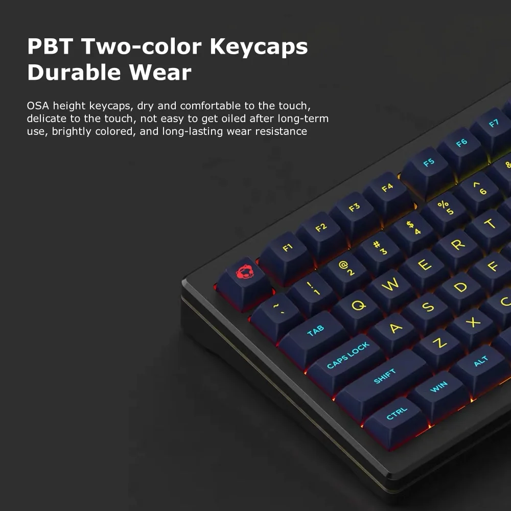 Imagem -02 - Akko Teclado Mecânico para Jogos com Interruptor Magnético Multi-modo Rgb Hot-swappable Usb Tipo-c bt 5.0 Mod007b he 84 82-key 2.4ghz