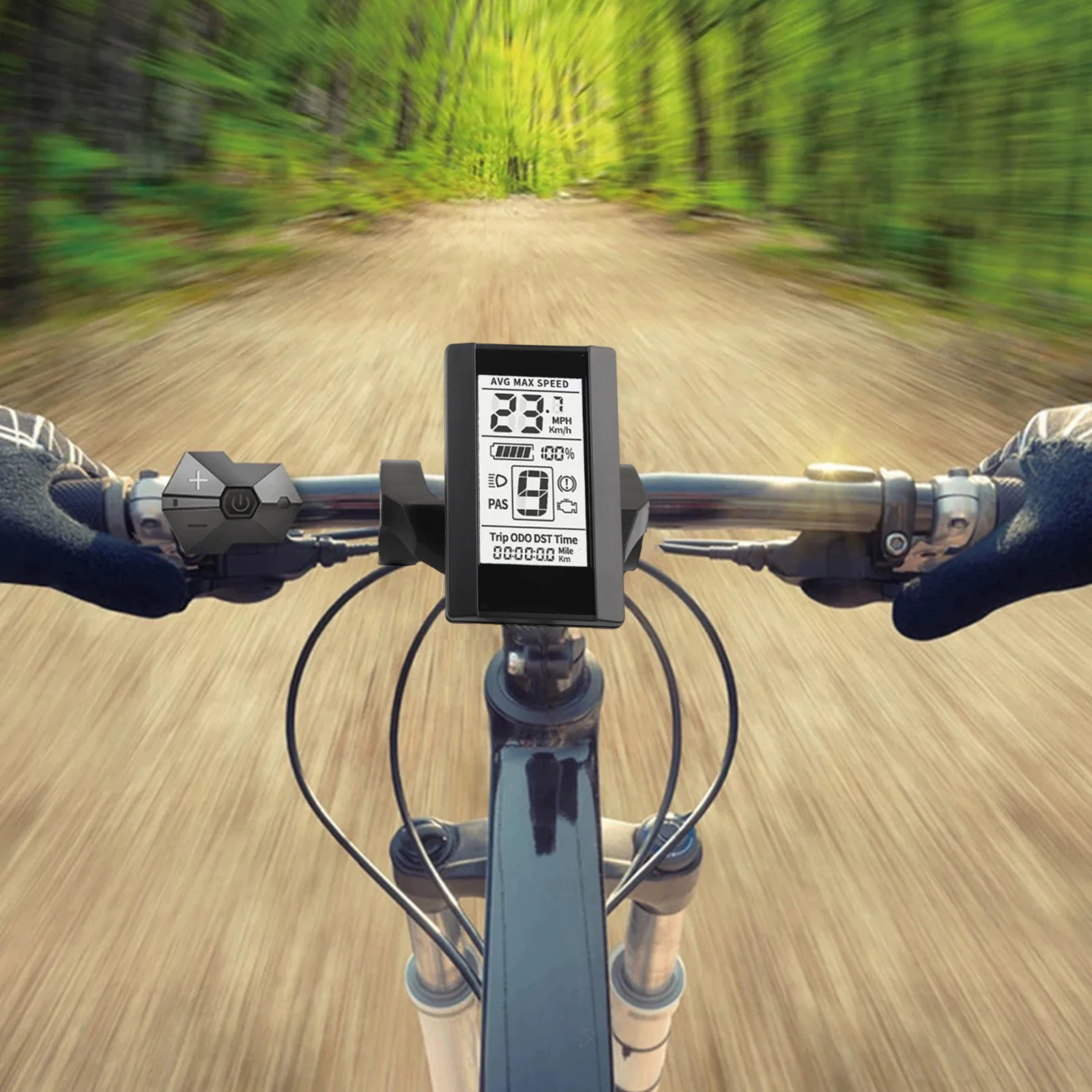 

BBS01 BBS02 Display C965 Ebike Display 9-level Assist Modes Bicycle Display With Battery Level Motor Ebike Motor Accessories