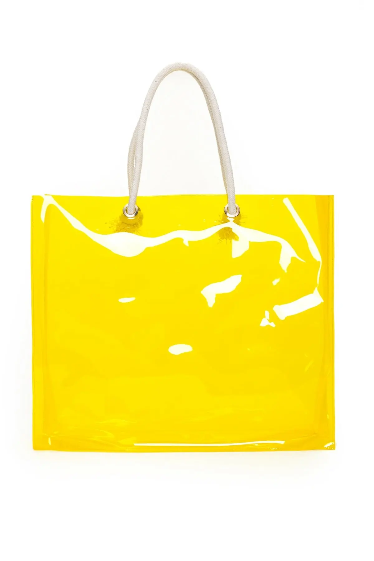 Women's Round Drawstring Yellow Beach Bags Summer Travel Holiday Hand Bags Daily Use Fashion Products Quality Durable Bags