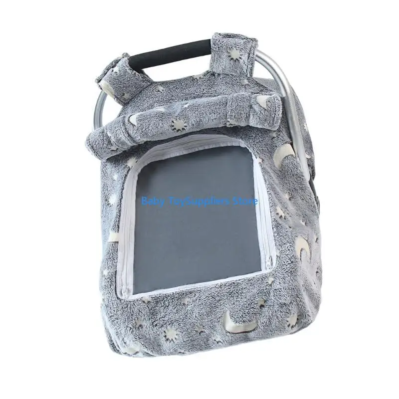 

R1WF Soft & Breathable Baby Bassinet Cover Comfortable Fit Noctilucent Pattern Safety Seats Case Protector for Travel Outdoor