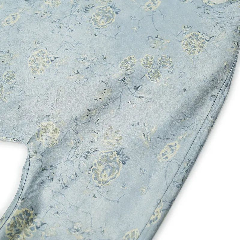 قميص BirdTree-35% حريري 65% من الصوف الأنيق، جاكار نسائي برقبة دائرية، بلوزة فضفاضة قابلة للعكس للتنقل بتصميم عتيق، جديد لخريف 2025 T5O432CC #6