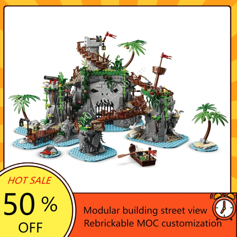 2809PCS Ominous Isle Modulare MOC Kreative street view Modell Bausteine Architektur DIY Bildung Montage Modell Spielzeug Geschenke