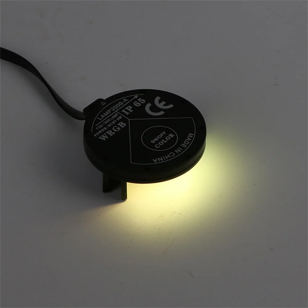 مصباح LED لحوض السمك مع مشبك شحن USB لزعاء الأسماك ، ومصابيح وعاء الأسماك الصغيرة ، والنباتات المائية ، وأحواض المياه العذبة ، وعشب المياه ، وخزان الأسماك ، 5 فولت