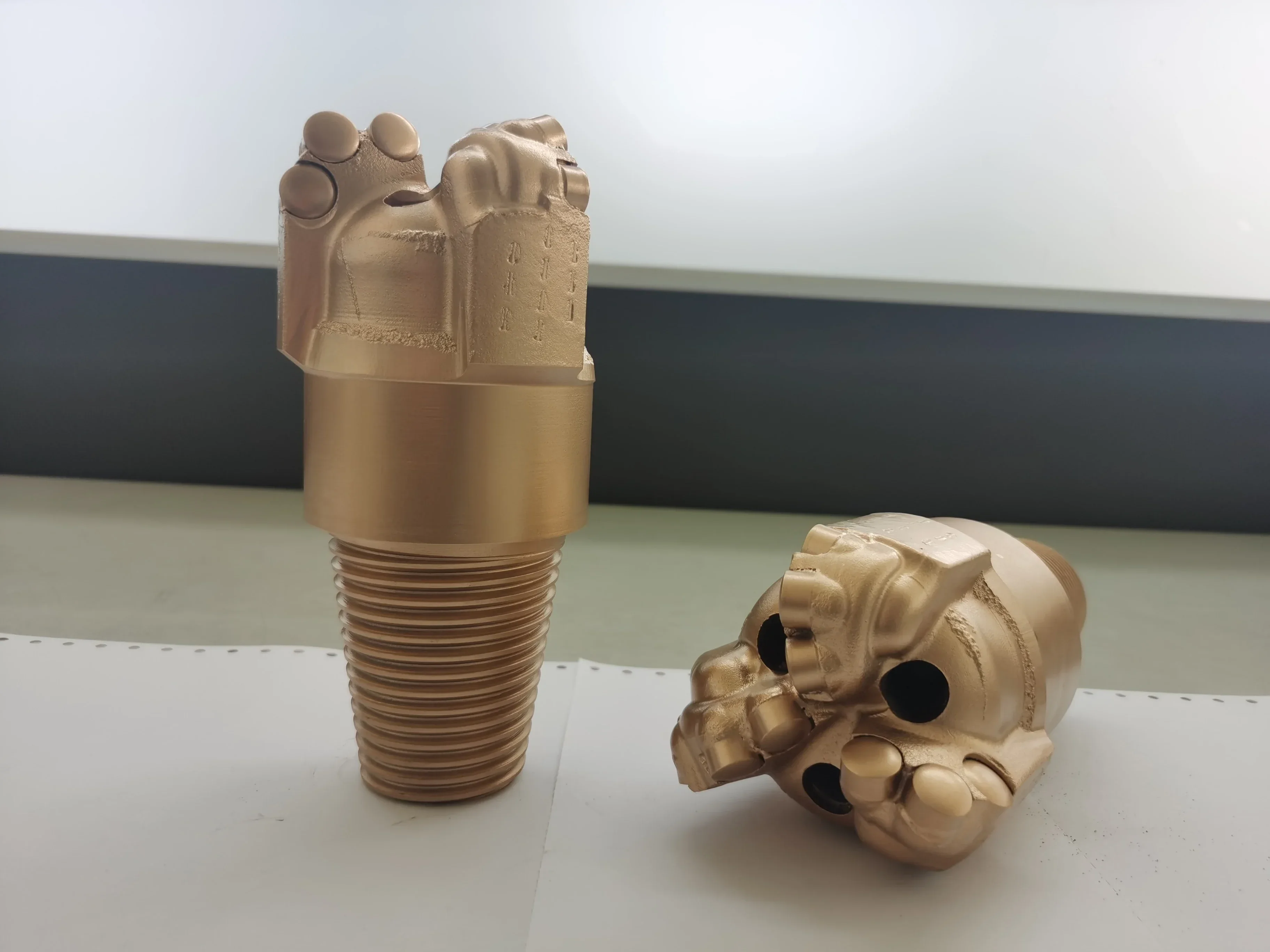 90 مللي متر PDC قوس مثقاب الخشب 3 أجنحة جديد API معتمد الصلب أداة الحفر ل النفط الغاز التعدين آبار المياه ديبويل الحفر سبائك الصلب #2