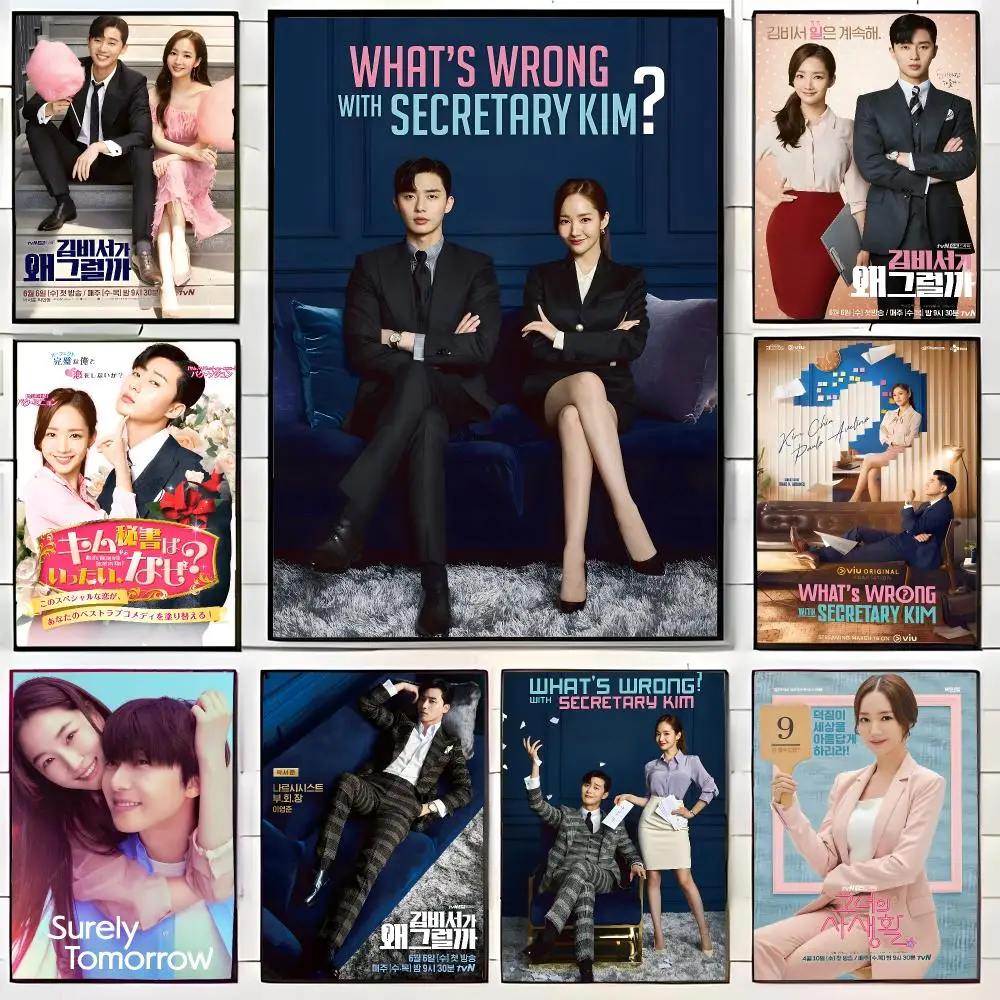 romantic series w-whats wrong with secretary kim Poster Wall Art Print Decorative Mural Home Decor Gift Unframed
