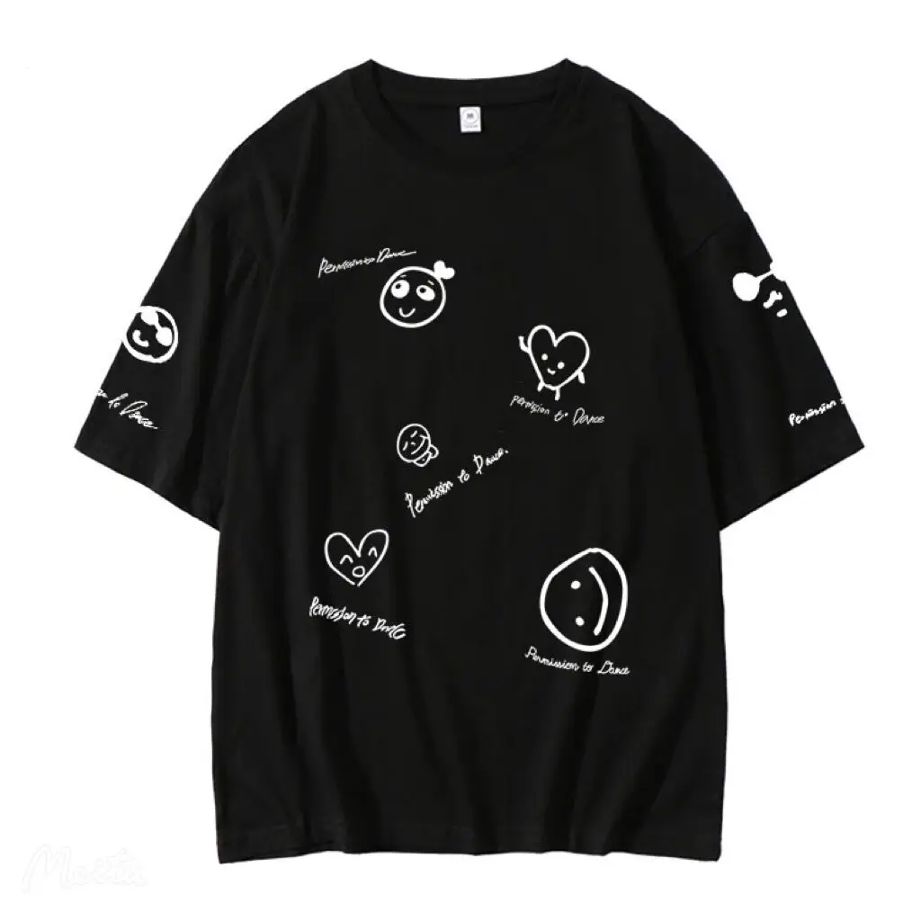 Hot Kpop Boys T-Shirt  Korea T-Shirt Music Star Fan Idol Same Clothes