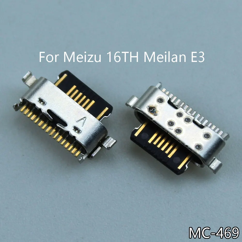 

1Pcs Micro USB 16Pin charging plug interface Connector For Meizu 16TH Meilan E3 Type C Charging port tail plug