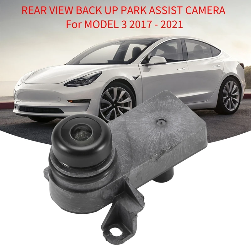 1Piece 1095949-00-E Black Rear Car View Back Up Park Assist Camera Fit For Tesla Model 3 2017 - 2021