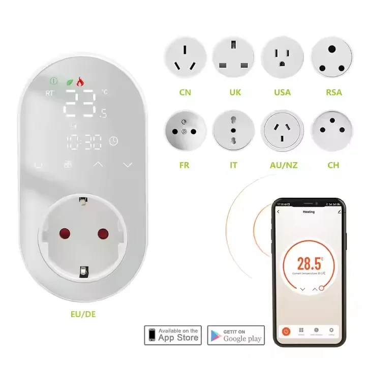 RSH Smart LED Plug-in Thermostat HAVC Wifi programmierbar für Fußbodenheizung Android-betrieben