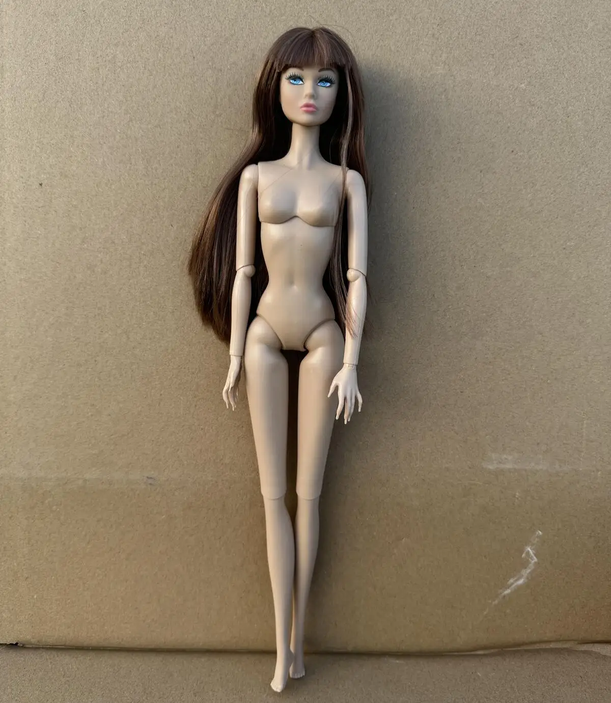 1/6 Scale Fashion PP Doll Figures With Bang Movable Joints Solid Collectible Doll For Kids And Collectors