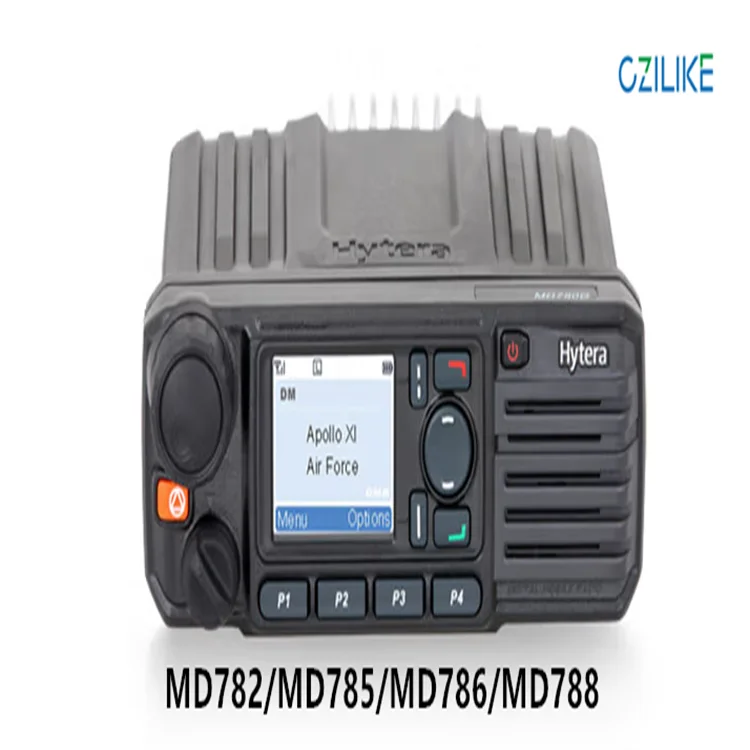 HYTERA MD782i MD785i MD786i MD788i+GPS 25watt Portable Walkie-Talkies Professional DMR Mobile Two-way Radio