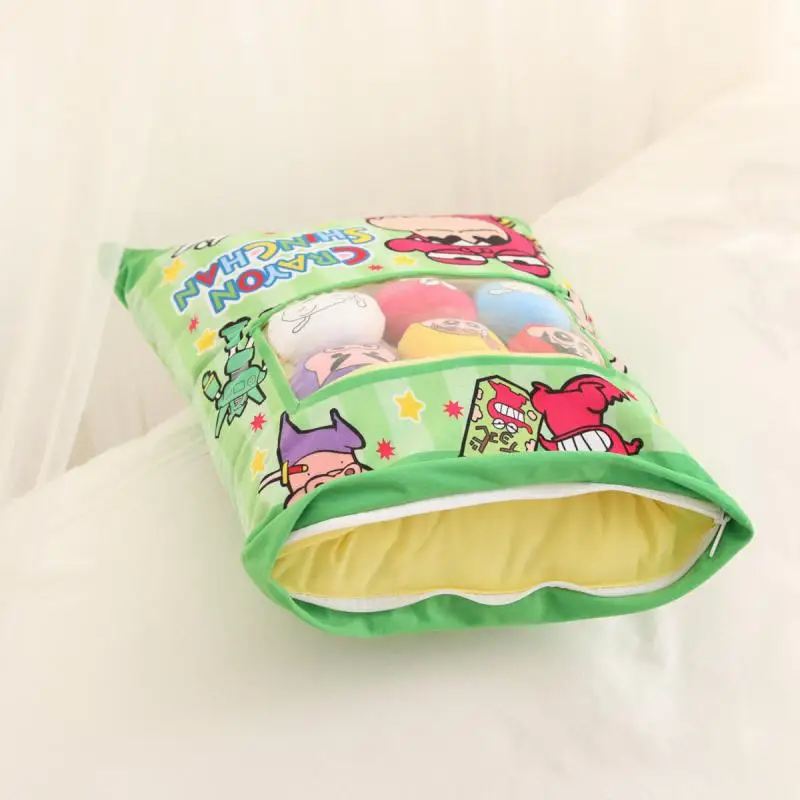 Cute Cartoon Kawaii Crayon Shin-chan Fruit Shaped Pillows Cushions Replaceable Plush Ornaments Dolls Birthday Gifts Toys