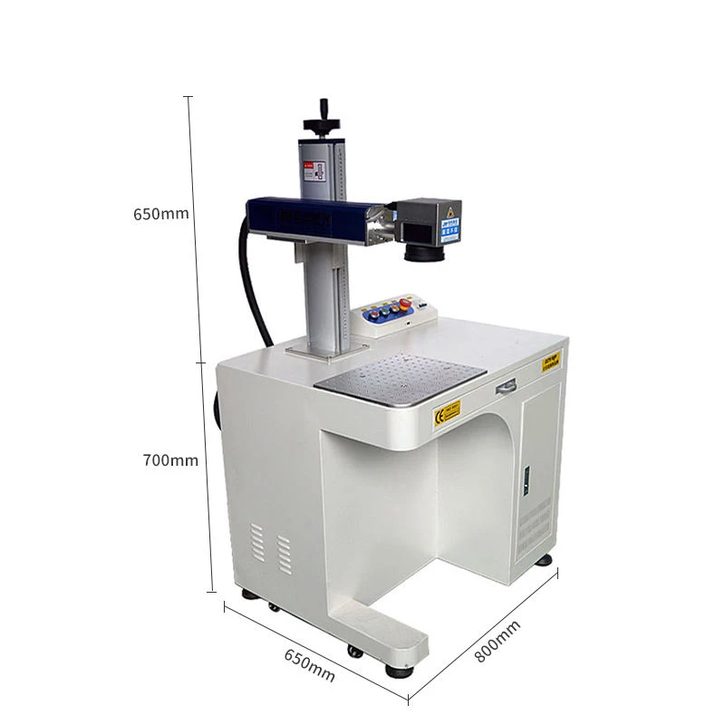 JB-6130 Red Fiber Laser Engraving Machine With 540nm Wavelength