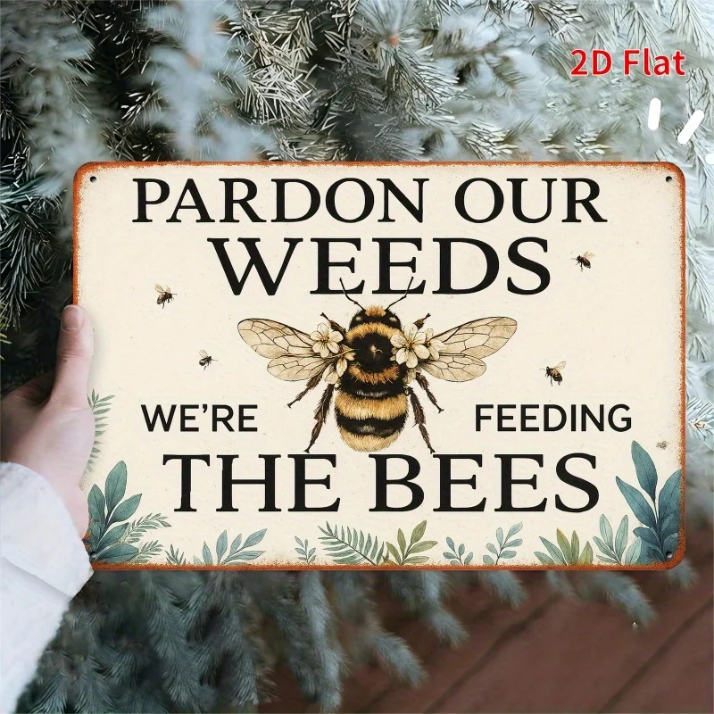 Vintage-Inspired Metal Wall Art Sign- 