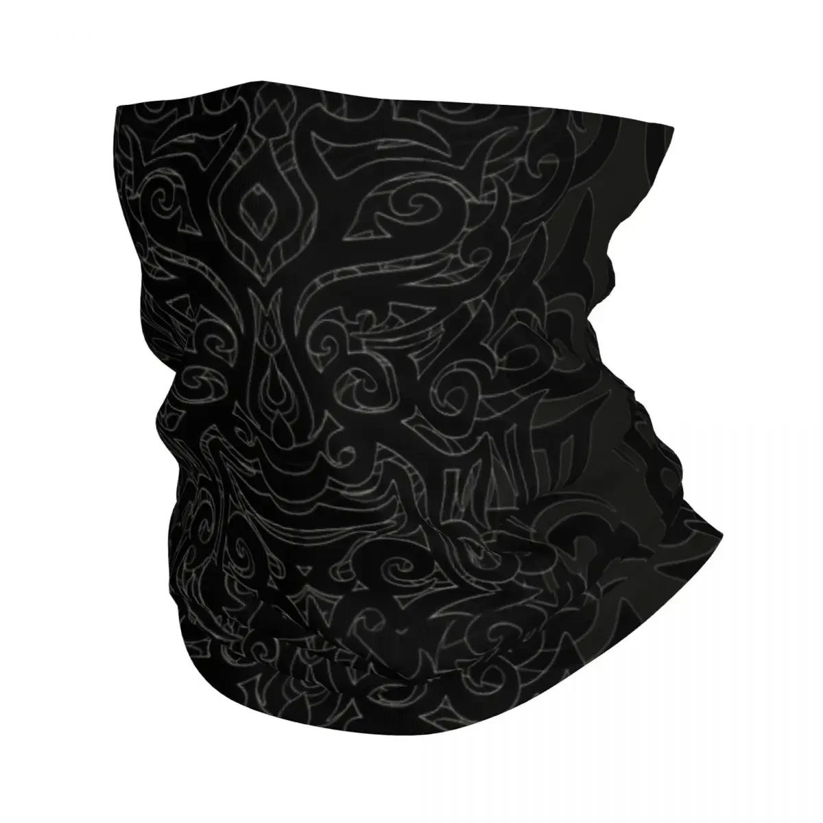 Tribal Maori Tattoo Bandana Winter Neck Warmer Women Windproof Wrap Face Scarf for Ski New Zealand Proud Gaiter Headband