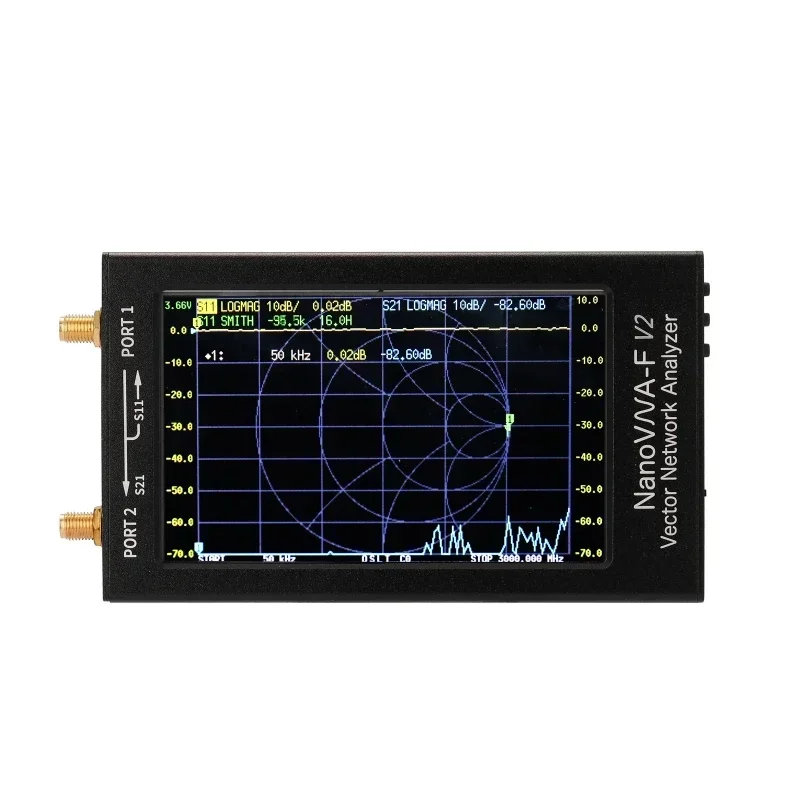 Hot sales 4.3 Inch IPS LCD Display Vector NanoVNA-F V2 Network Analyzer S-A-A-2 Antenna Analyzer Short Wave HF VHF UHF