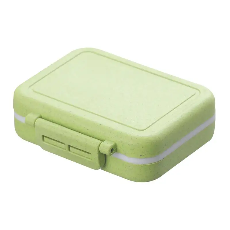 Small Pill Box 3 Compartment Daily Portable Medicine Box 3 Times A Day Moisture Proof Portable Fish Oil Box For Pocket Purse