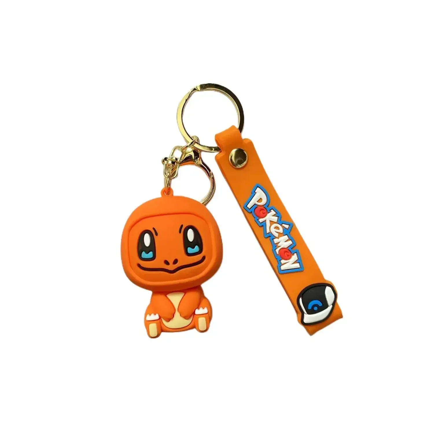 Pokemon Keychain Batch Pendant Pokemon Keyring Cute Pikachu Doll Bag Car Pendant for Birthday Kids Gift Toys Charm Bulk Gourd