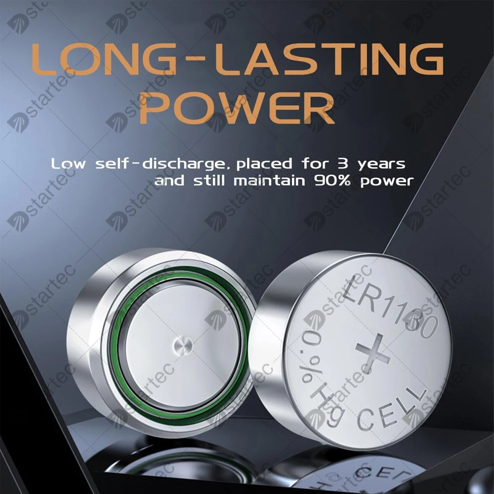 10-300PCS AG10 LR1130 Alkaline Button Battery SR1130SW 389 189 G10A L1131 LR54 1.55V Watch Battery Coin Cell for Flashlight Toy