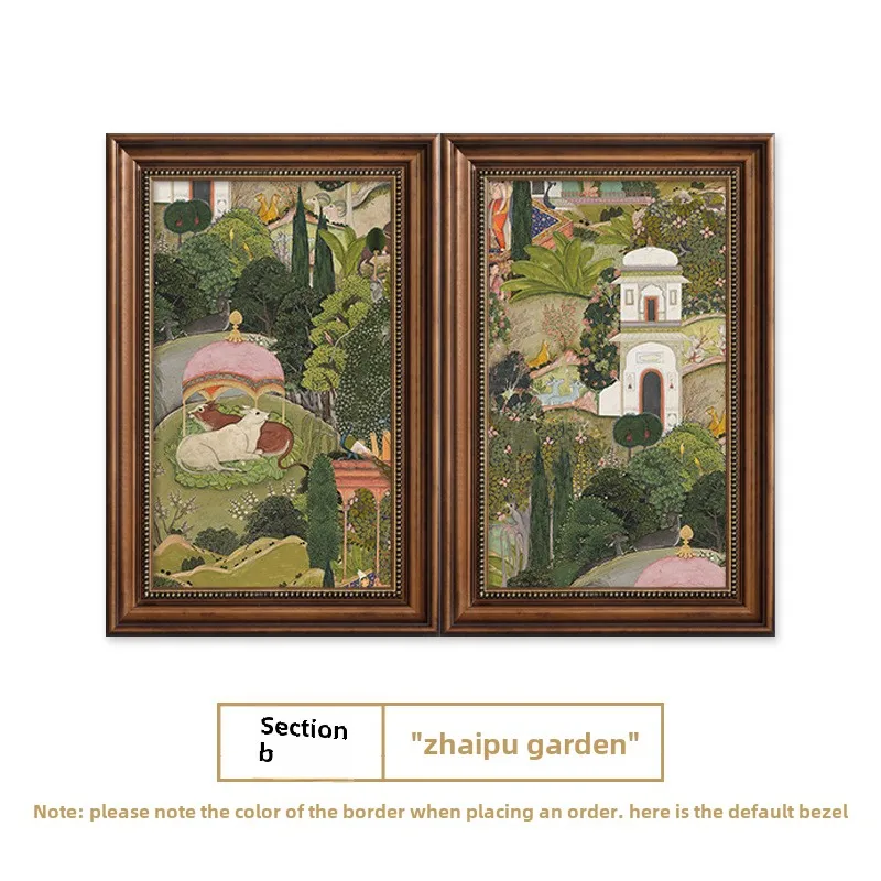 American Retro Distribution Box Cover High-end Decorative Painting Restaurant Cover Electric Meter Box Switch Hanging Painting