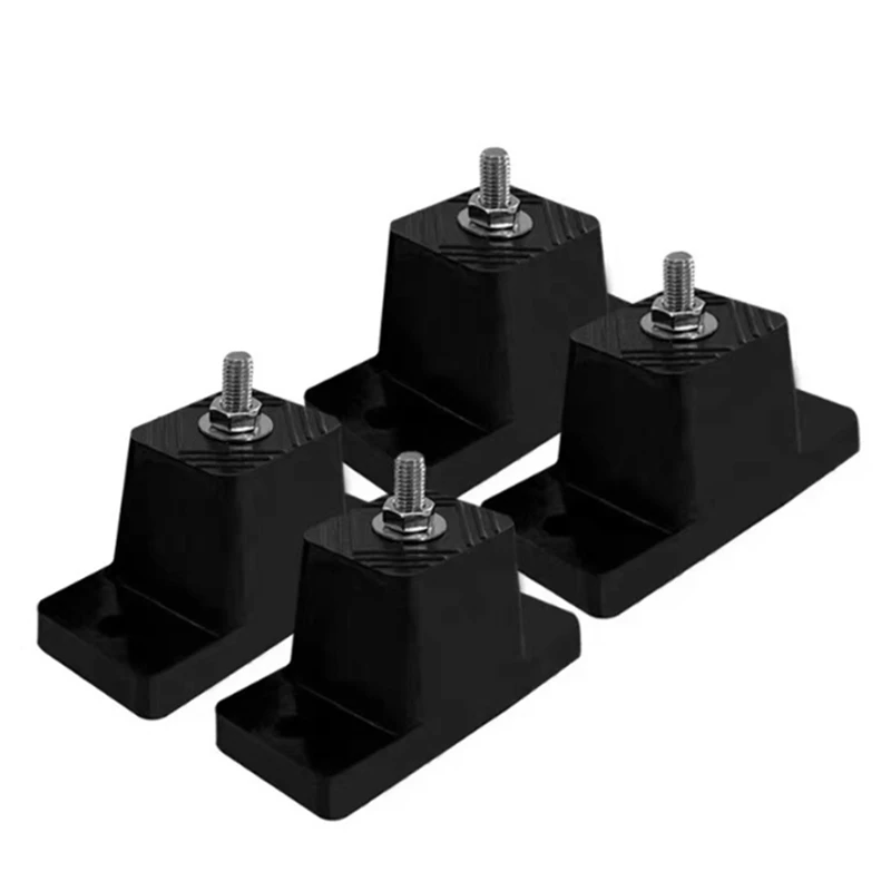 4 Pcs Shock-Proof Foot Base Cushion Outdoor Air Conditioning Bracket Cushion Anti-Vibration And Noise Reduction Type