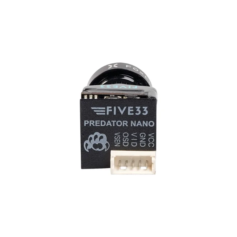 FOXEER Predator Camera 5 NANO Five33  1000TVL 4:3/16:9 NTSC/PAL 1.7mm Lens Cross Hair Image Flipping for FPV Camera RC Aircraft