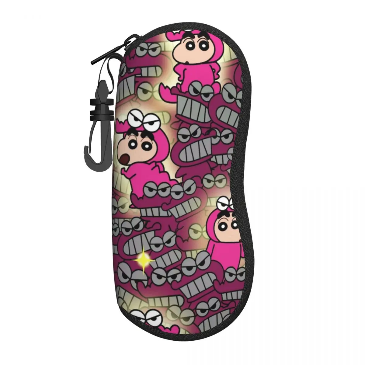 

Crayons Shins Chans Merch Glasses Case for Girl Protective Zipper Sunglasses Storage Box Charming Sunglasses Box