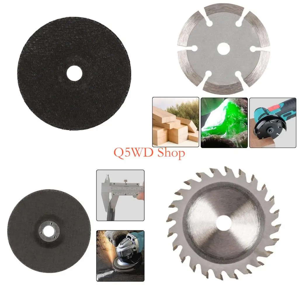 Q5WD 6Pcs 75mm Disc Grinding Cutting Wheel Pneumatic Grinders Machine Processing