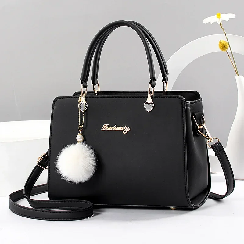 2024 Hot Women\'s Multi Style New PU Leather Fashion Luxury Shopping Large Capacity Stitching Handbag Shoulder Bag