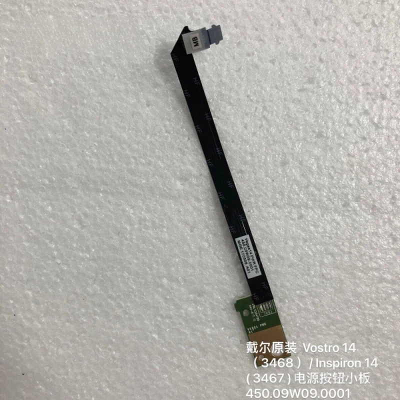 Panel de botones SS+Power para Dell Vostro 14 3468 Inspiron 14 3467 450.09W09.0001 Original genuino completamente probado certificado compatible