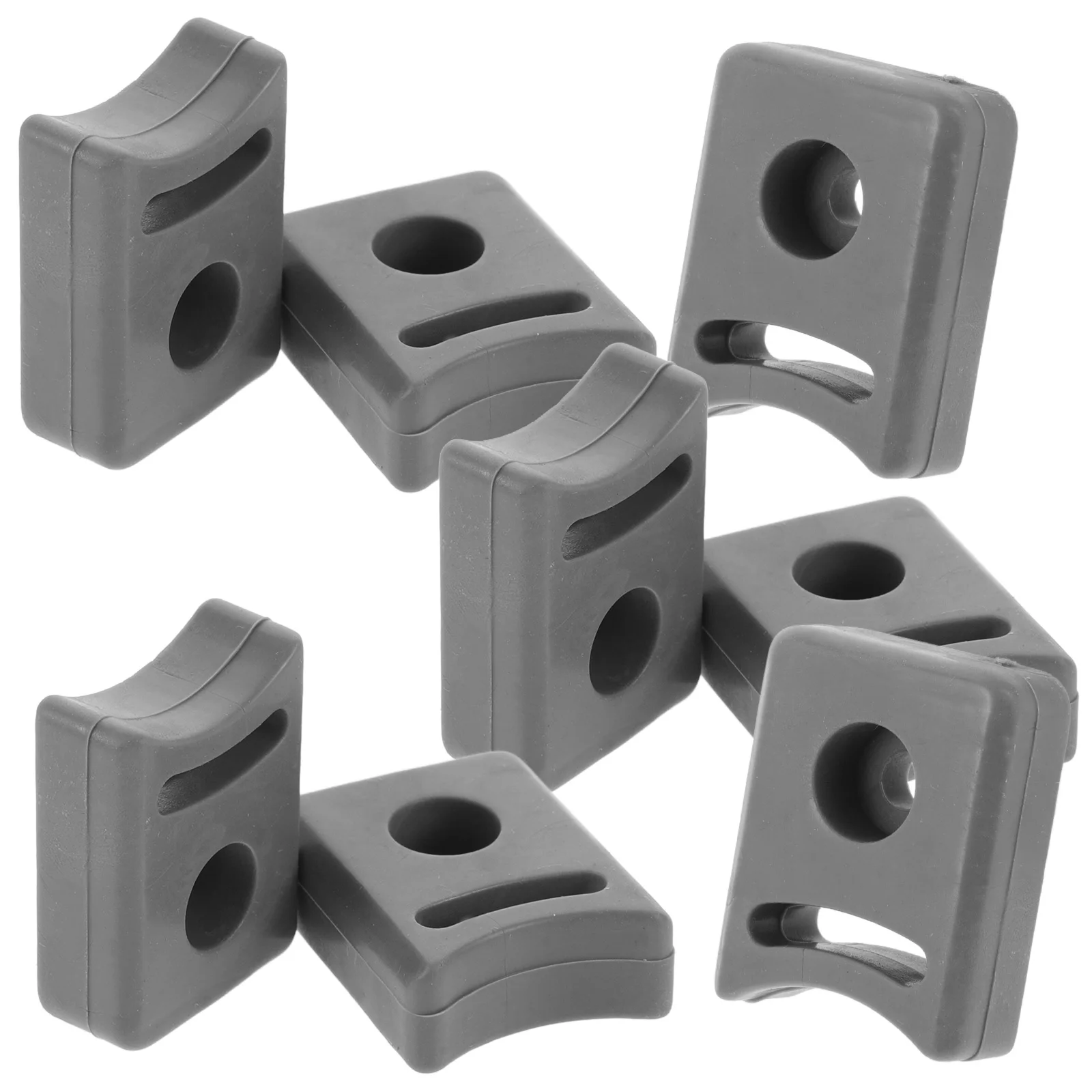 

8pcs Bathroom Sliding Door Accessories Anti-collision Block Plastic Guide Bumper Pads Shower Door Hardware Easy