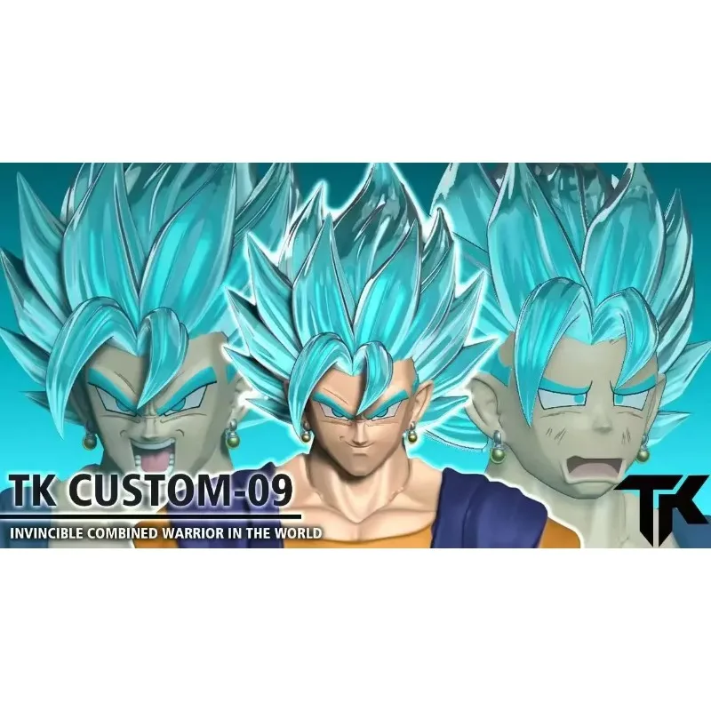 ドラゴンボールTK DIY TKCUSTOM TK TK008 TK009 ドラゴンボールSHF フィット ベジット 新ヘッド カスタムヘッドスカルプトセット アクションフィギュア モデル玩具