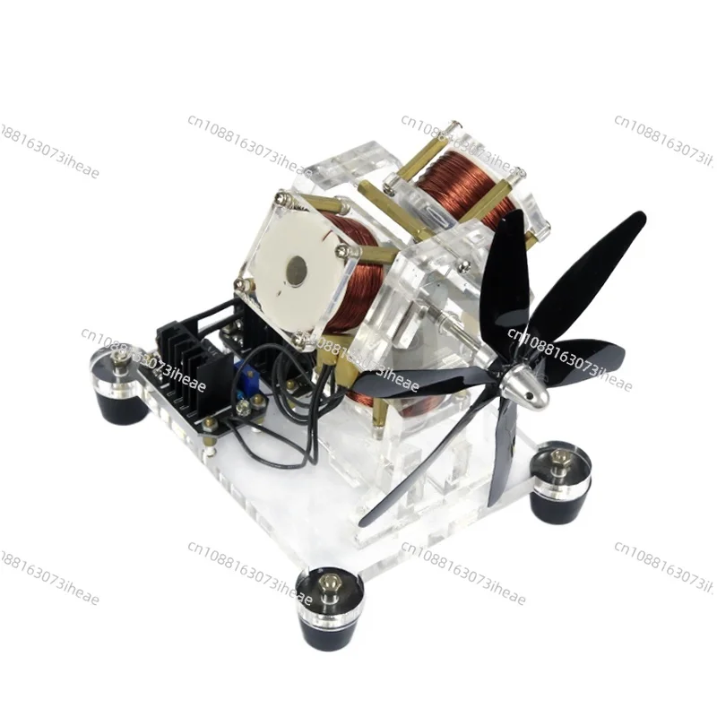 Fan Blade Brushless Hall Motor DIY Creative Ornament Experimental Teaching Motor Model