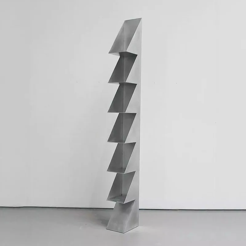 Medieval Magazine Bookshelf Creative File Cabinet Floor Designer Multi-layer Stainless Steel