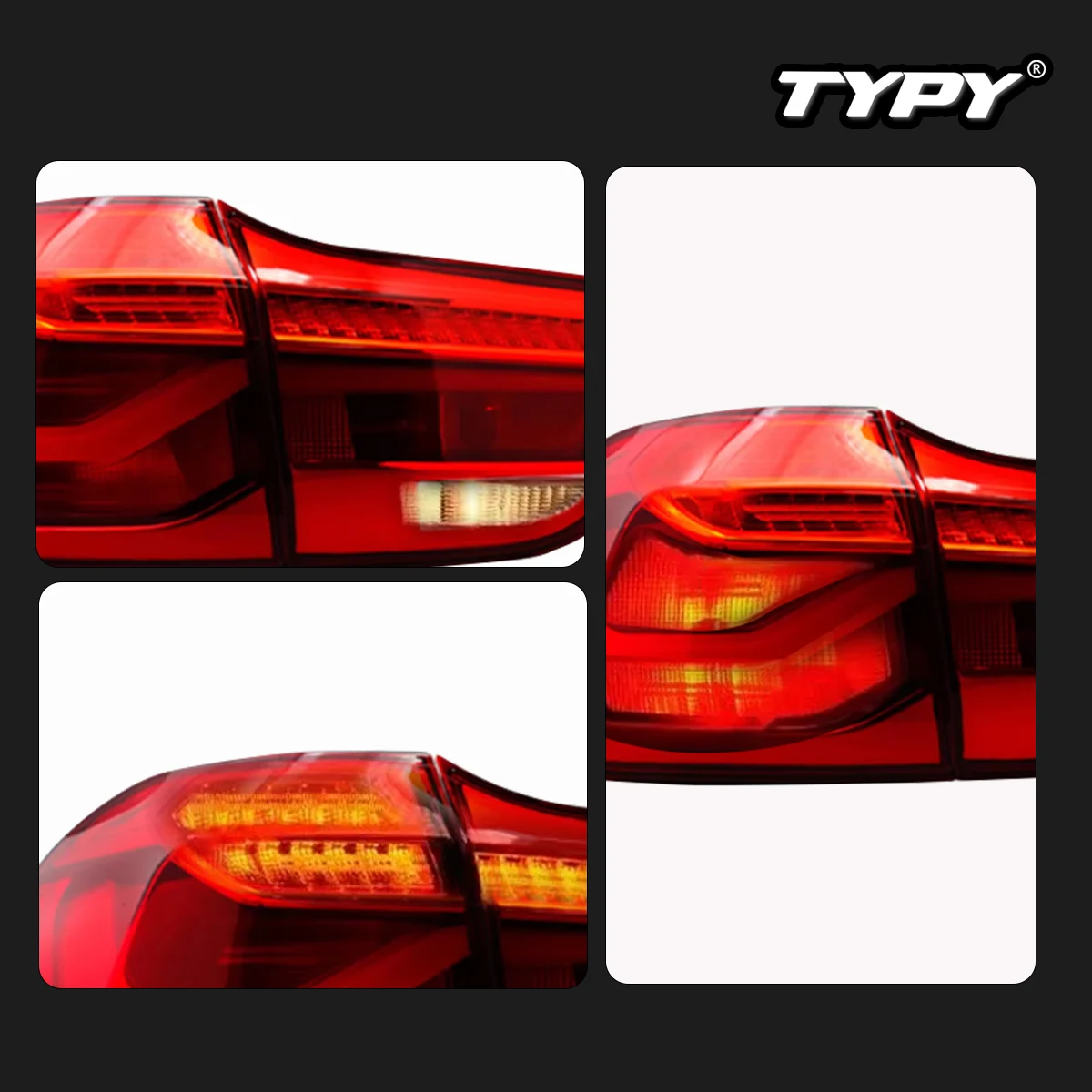 

TYPY динамический указатель поворота задний фонарь автомобильные аксессуары обновление модифицированный новый светодиодный для BMW 1 серии F52 задний фонарь 2016-2021