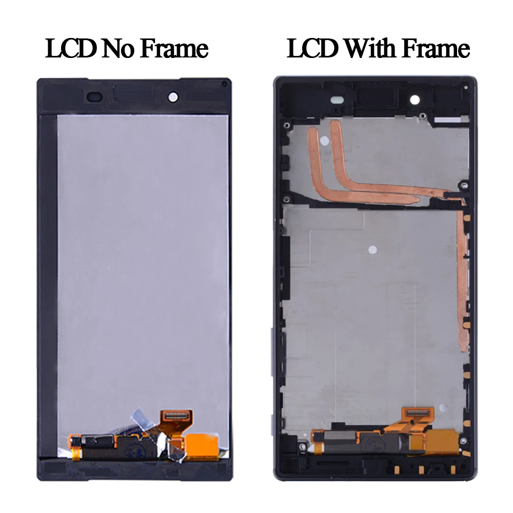 Imagem -03 - Lcd Original para Sony Xperia z5 Dupla Display Lcd E6603 E6633 E6653 E6683 Digitador Assembléia para Sony z5 Painel da Tela de Toque 5.2